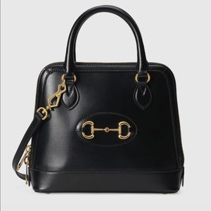 Gucci Horsebit 1955 small top handle bag - Brown Leather